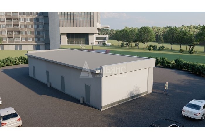 3D визуализация Павильон из сэндвич-панелей - фото 4